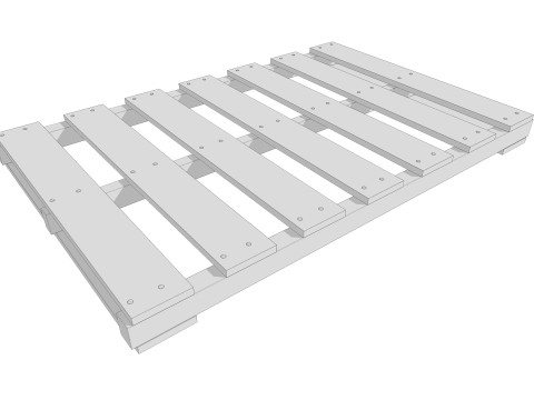 Wooden Pallet 3D Модель