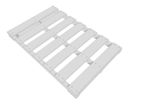 Wooden Pallet 3D Модель