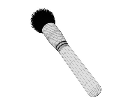 Make Up Brush 01 3Dモデル