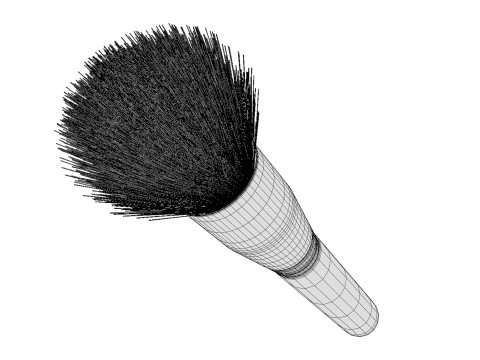 Make Up Brush 01 3Dモデル
