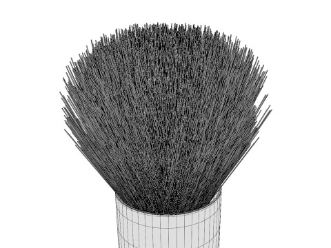 Make Up Brush 01 3Dモデル