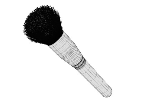 Make Up Brush 01 3Dモデル