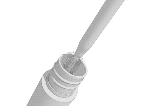 Mascara stick with handle 3Dモデル