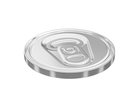 Soda can 350ml 3D Model