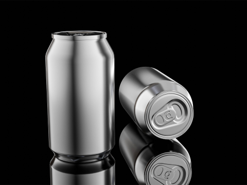 Soda can 350ml 3D Model