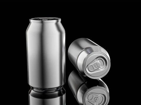 Frisdrankblikje 350ml 3D Model