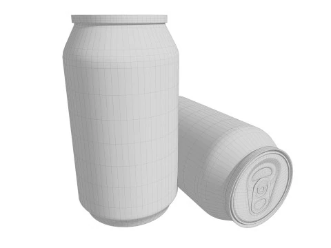 Frisdrankblikje 350ml 3D Model