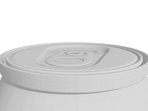 Soda can 350ml 3D Model