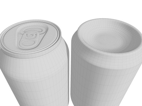 Soda can 350ml 3D Model