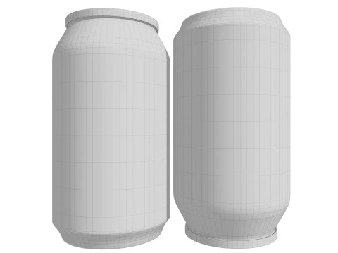 Frisdrankblikje 350ml 3D Model