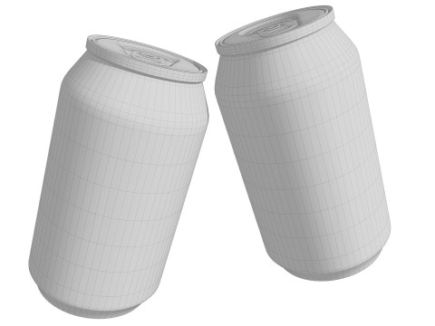 Soda can 350ml 3D Model