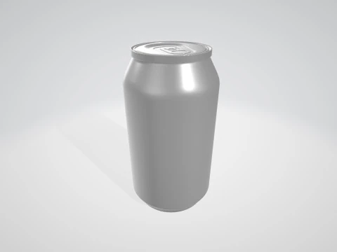 Frisdrankblikje 350ml 3D Model