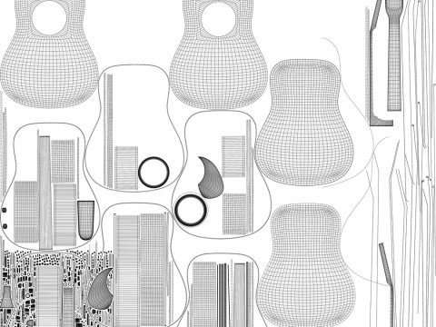 Classic acoustic guitar 3D Модель