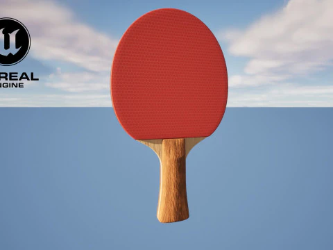 Table Tennis Paddle 3D Model