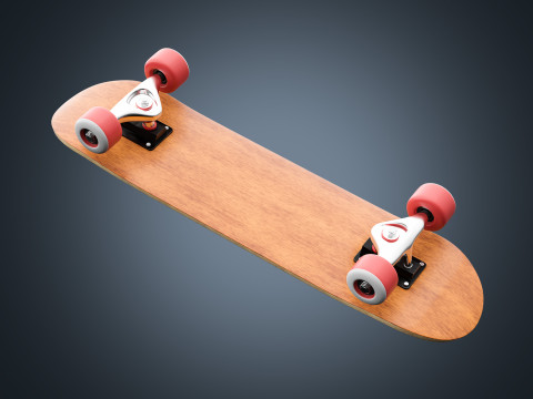Realistic Skateboard 01 3Dモデル