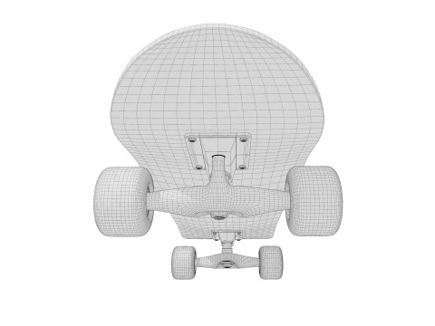 Realistic Skateboard 01 3Dモデル