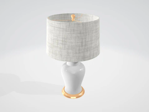 Table Lamp 01 3D Model