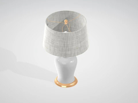 Table Lamp 01 3D Model