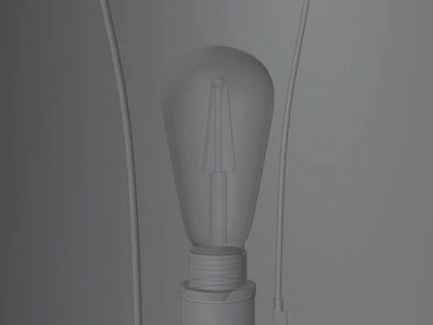 Table Lamp 01 3D Model