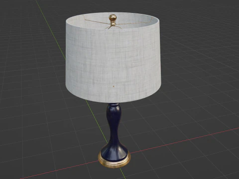 Tischlampe 02 3D Modell