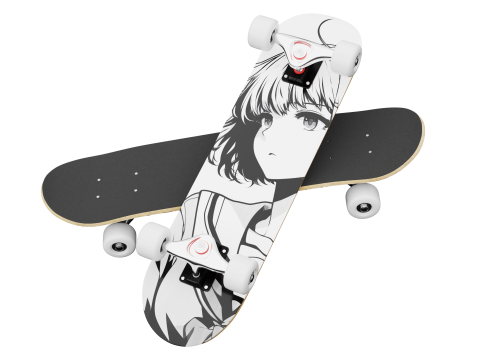 Skateboard 02 3Dモデル