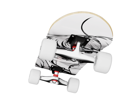 Skateboard 02 Modello 3D