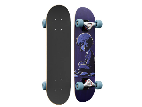 Skateboard 04 3D Model