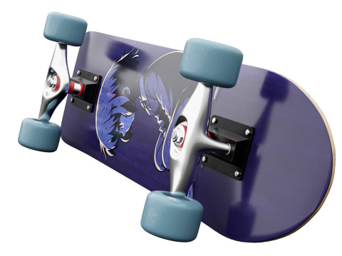 Skateboard 04 3D मॉडल