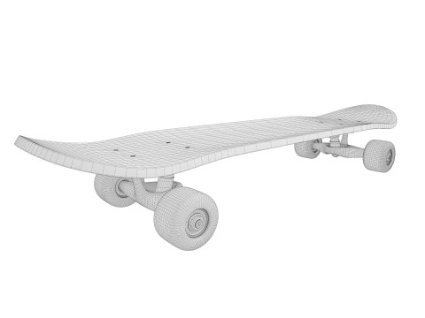 Skateboard 04 3D Model