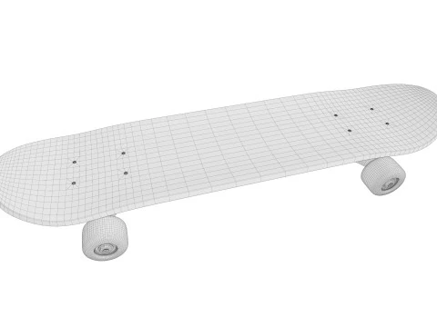 Skateboard 04 3D Model