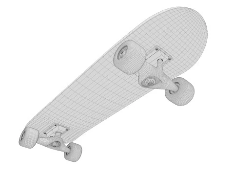 Skateboard 04 3D Model