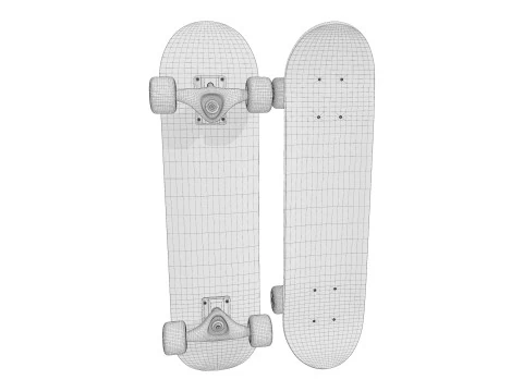 Skateboard 04 3D Model