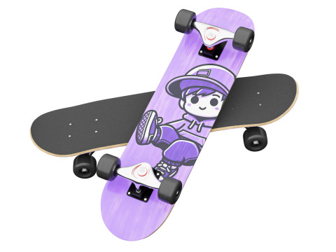 Skateboard 06 3D Model