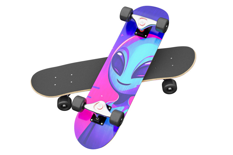 Skateboard 08 3Dモデル .c4d .max .obj .3ds .fbx .stl .blend 