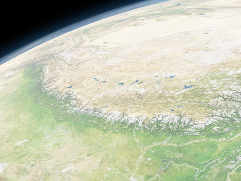 Photorealistic Earth 16K 3D Model
