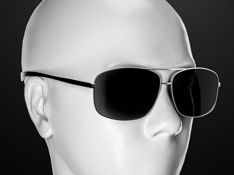 Aviator sunglasses 3Dモデル