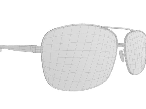 Aviator sunglasses 3Dモデル