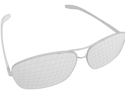 Aviator sunglasses 3Dモデル