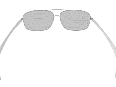 Aviator sunglasses 3D Model