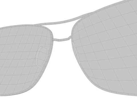 Aviator sunglasses 3D Model