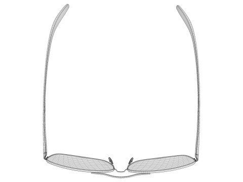 Aviator sunglasses 3Dモデル