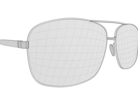 Aviator sunglasses 3Dモデル