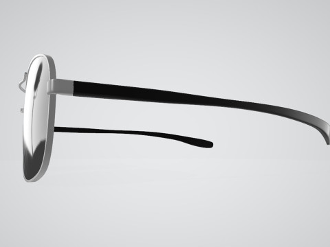 Aviator sunglasses 3Dモデル
