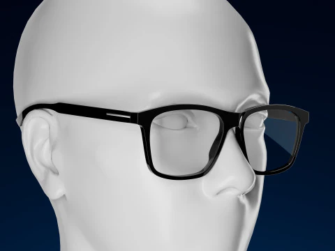 Wayfarer glasses 3D Model