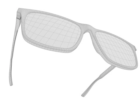 Wayfarer glasses 3D Model