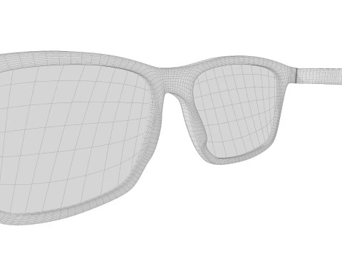 Wayfarer glasses 3D Model