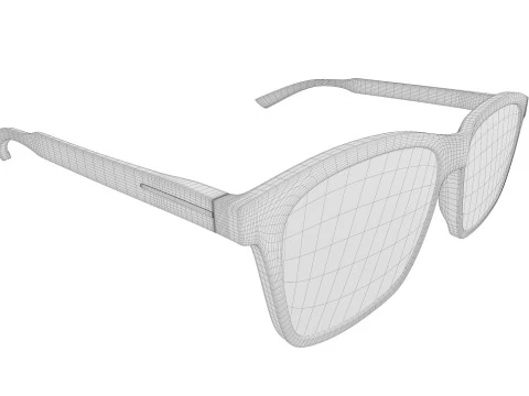 Wayfarer glasses 3D Model