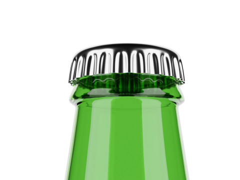 Beer bottle 02 3D Model