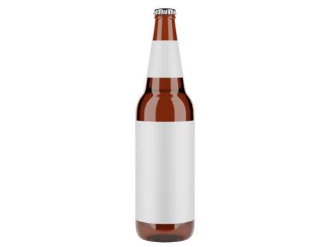 Beer bottle 01 Modelo 3D