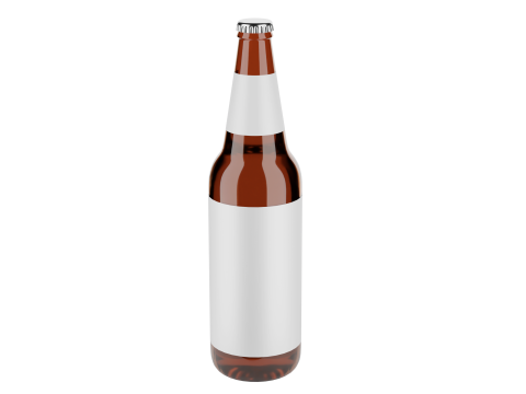 Beer bottle 01 Modèle 3D